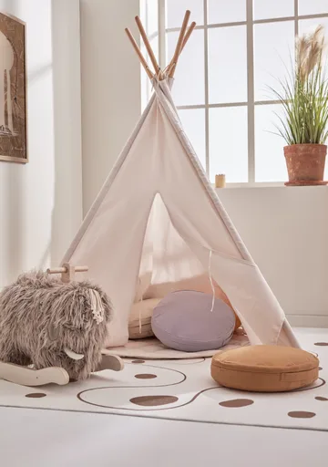 Tente tipi Kid's Base - Blanc naturel - Kid's Concept