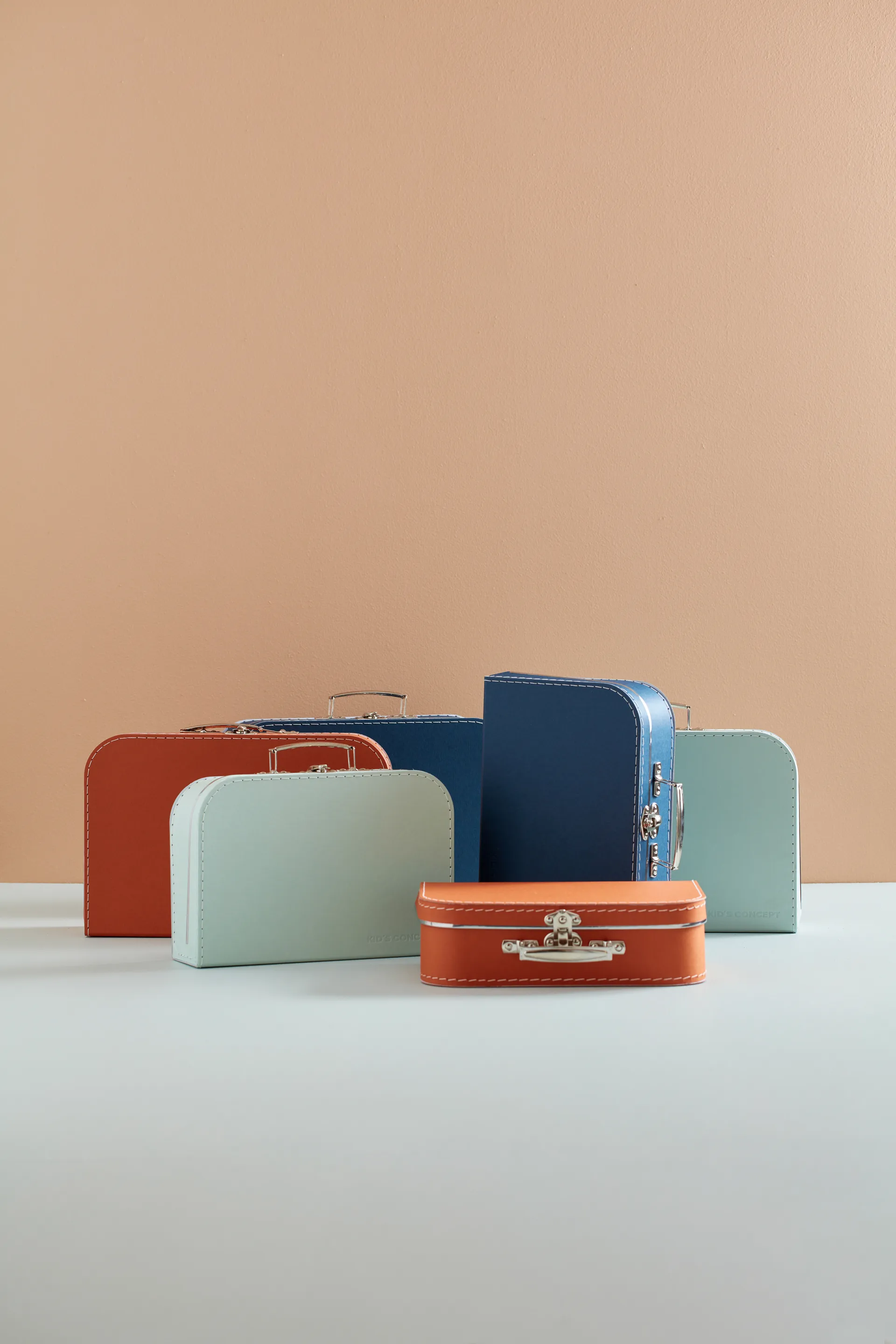 Valise Kid's Base 2 pièces, Bleu foncé Kid's Concept