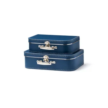 Valise Kid's Base 2 pièces - Bleu foncé - Kid's Concept