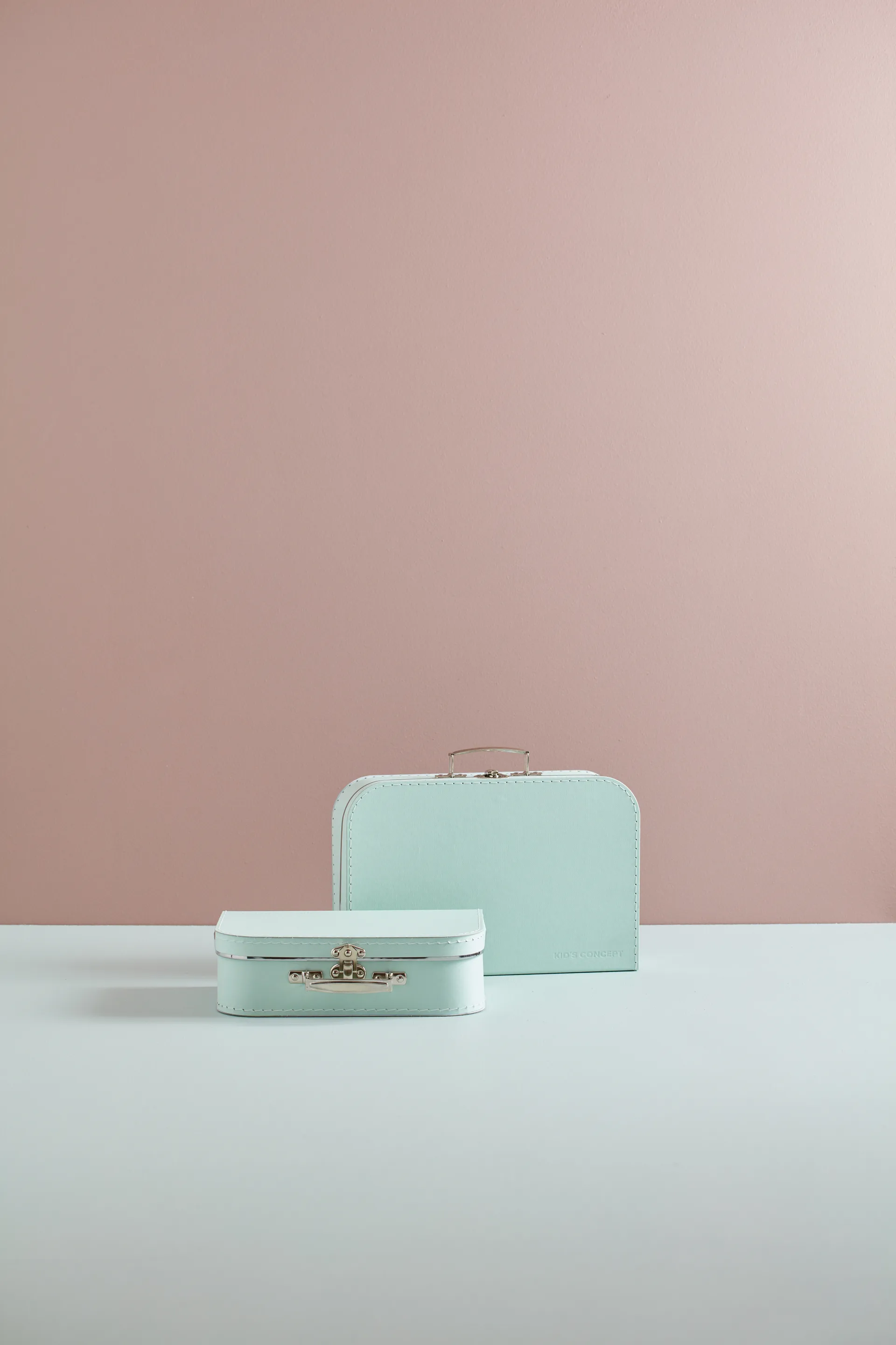 Valise Kid's Base 2 pièces, Vert Kid's Concept