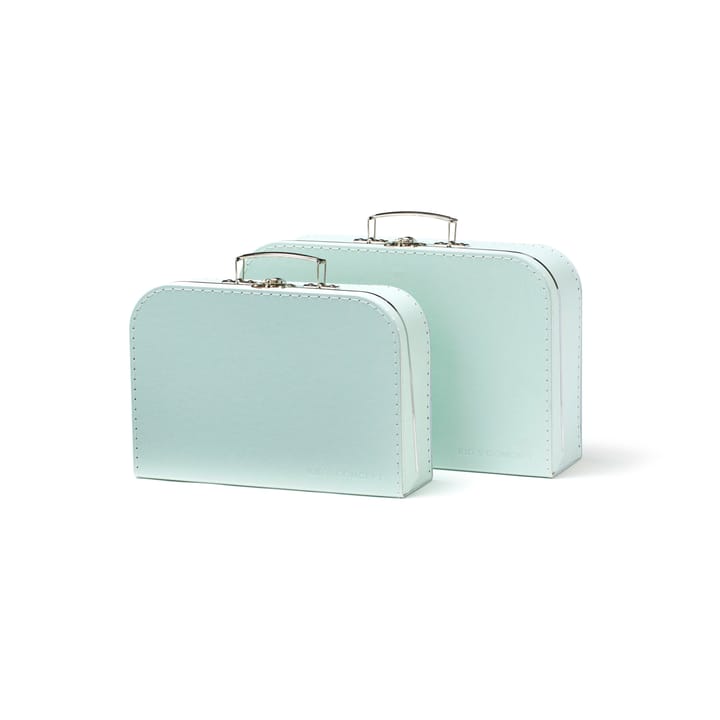 Valise Kid's Base 2 pièces, Vert Kid's Concept