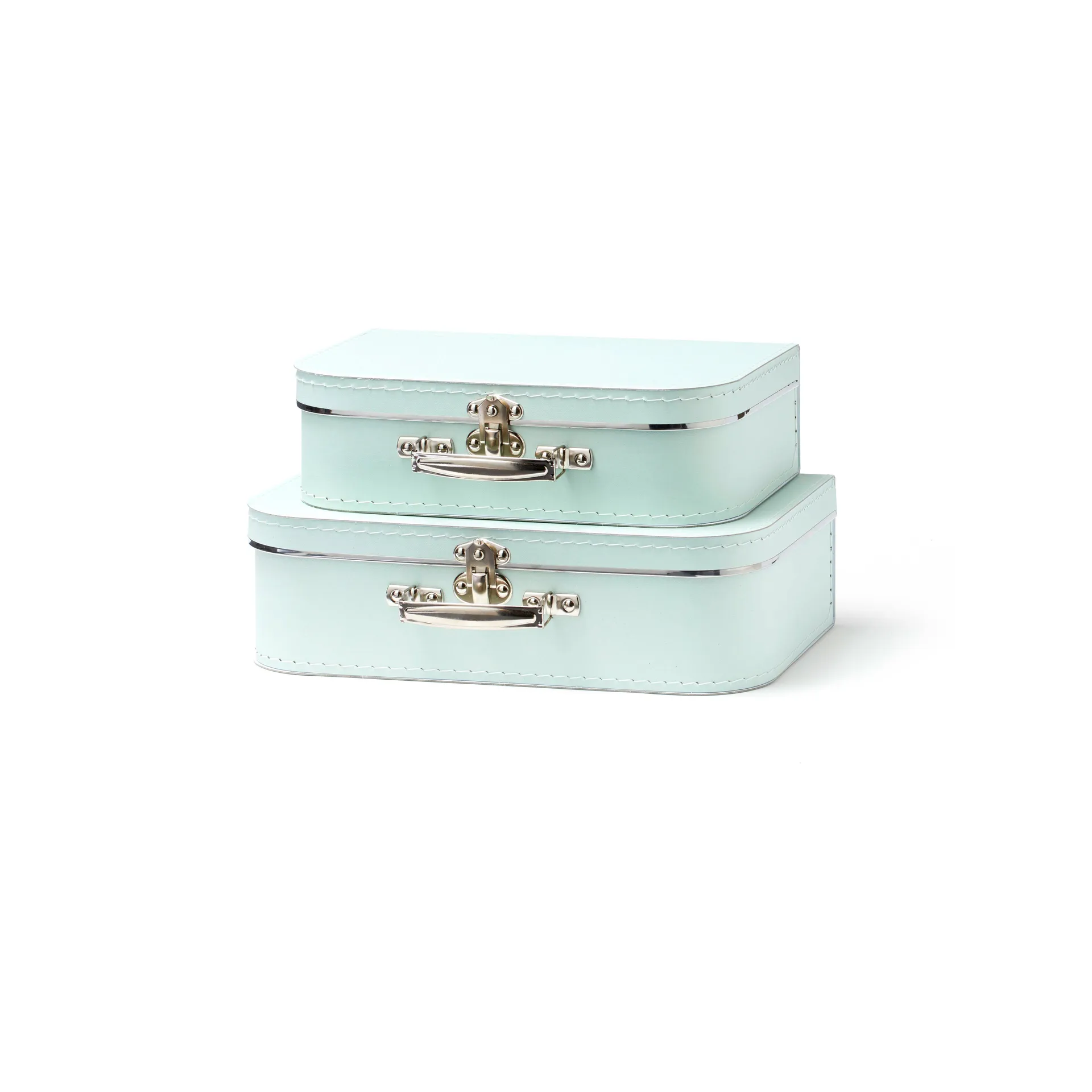 Valise Kid's Base 2 pièces, Vert Kid's Concept