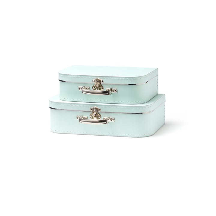 Valise Kid's Base 2 pièces, Vert Kid's Concept