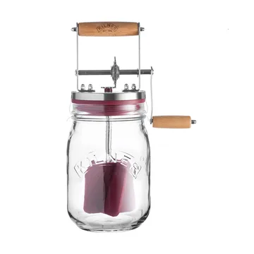 Baratte à beurre Kilner - Transparent-rouge, 1 L - Kilner