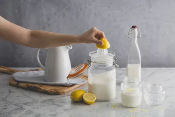 Bocal carré avec bouchon mécanique Kilner - Transparent, 1,5 L - Kilner