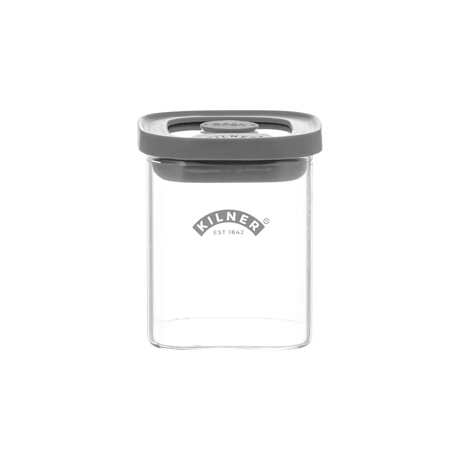 Kilner Bocal carré FRESH Kilner pour épices Clair-gris, 160 ml