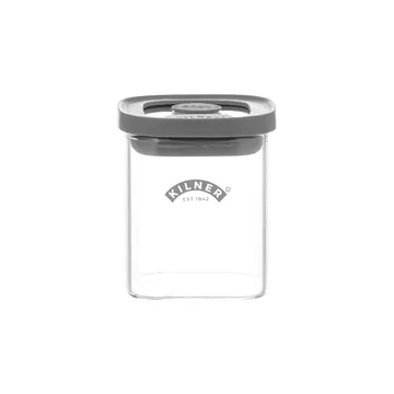 Bocal carré FRESH Kilner pour épices - Clair-gris, 160 ml - Kilner