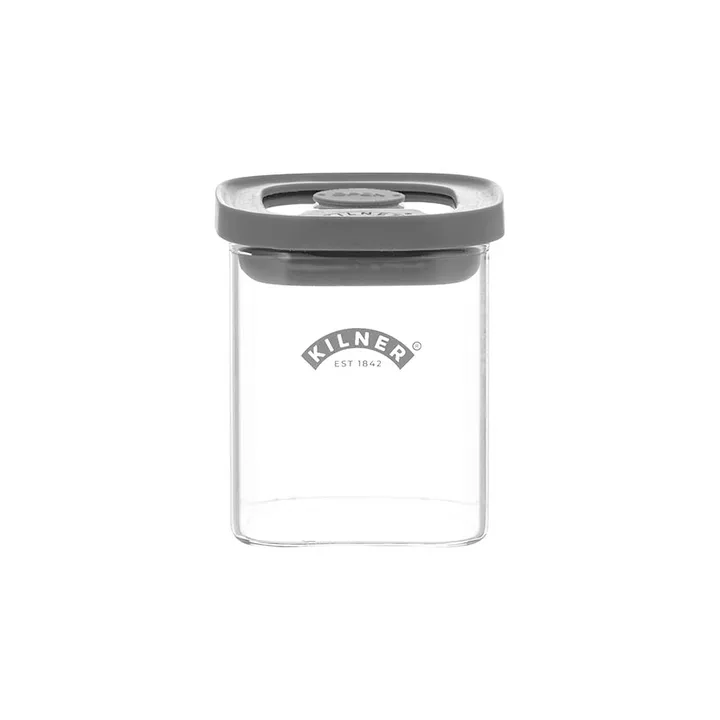 Bocal carré FRESH Kilner pour épices - Clair-gris, 160 ml - Kilner