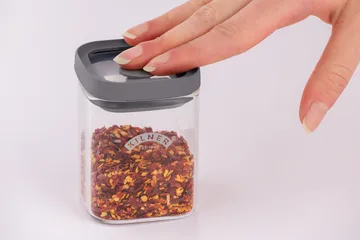 Bocal carré FRESH Kilner pour épices - Clair-gris, 160 ml - Kilner