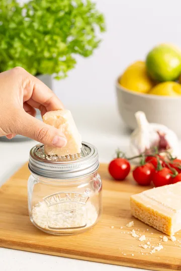 Bocal de conservation avec couvercle râpe Kilner - Silver-clair, 250 ml - Kilner