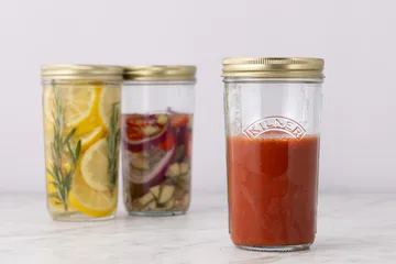 Bocal de conservation WIDE Kilner - Transparent-or, 0,5 L - Kilner