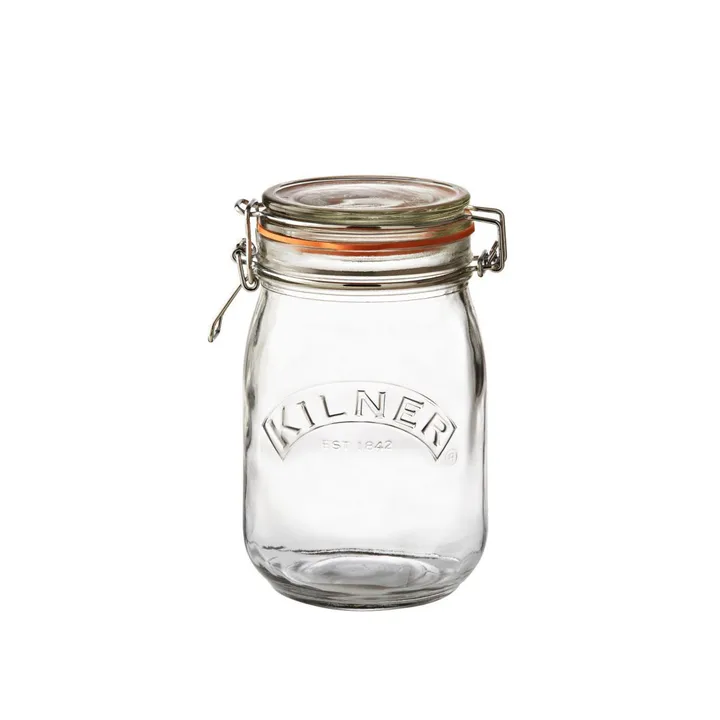 Bocal rond avec fermeture mécanique Kilner - Clair, 1 L - Kilner