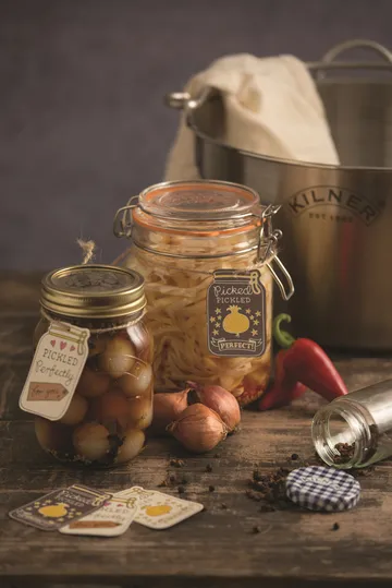 Bocal rond avec fermeture mécanique Kilner - Clair, 1 L - Kilner