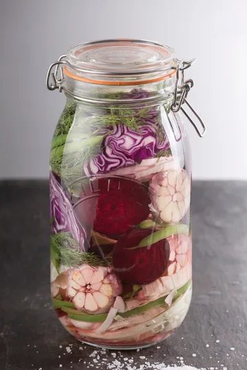 Bocal rond avec fermeture mécanique Kilner - Transparent, 1,5 L - Kilner