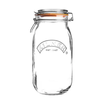 Bocal rond avec fermeture mécanique Kilner - Transparent, 2 L - Kilner