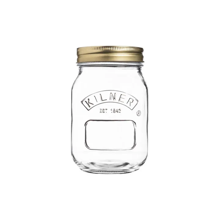 Bocal rond Kilner - Transparent-or, 0,5 L - Kilner