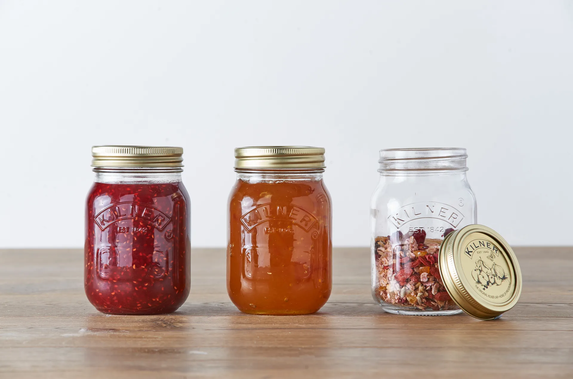 Bocal rond Kilner, Transparent-or, 0,5 L Kilner