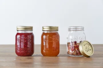 Bocal rond Kilner - Transparent-or, 0,5 L - Kilner