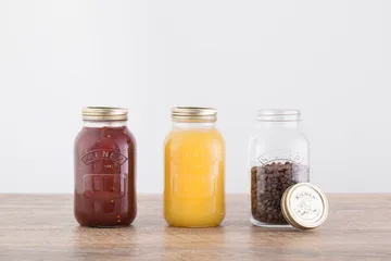 Bocal rond Kilner - Transparent-or, 1 L - Kilner
