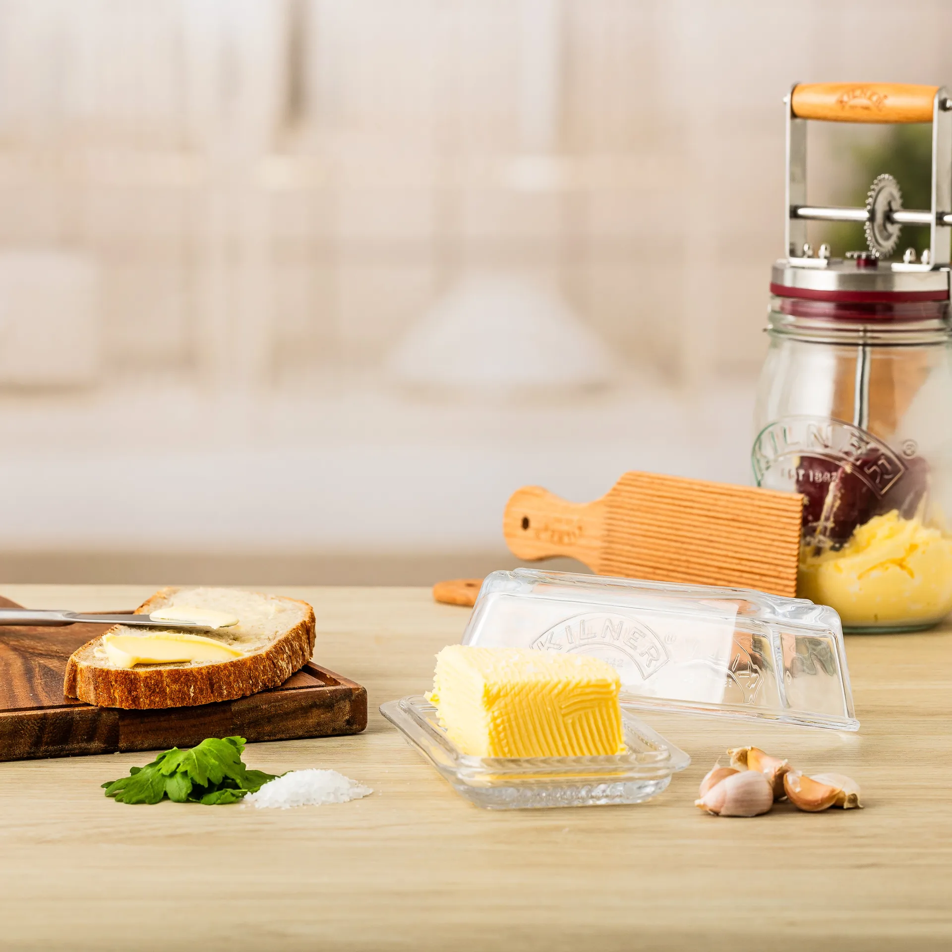 Boîte à beurre Kilner, Clair Kilner