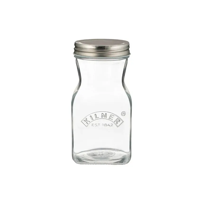 Kilner Bouteille à jus et sauce Kilner Clair-acier inoxydable, 0,5 L
