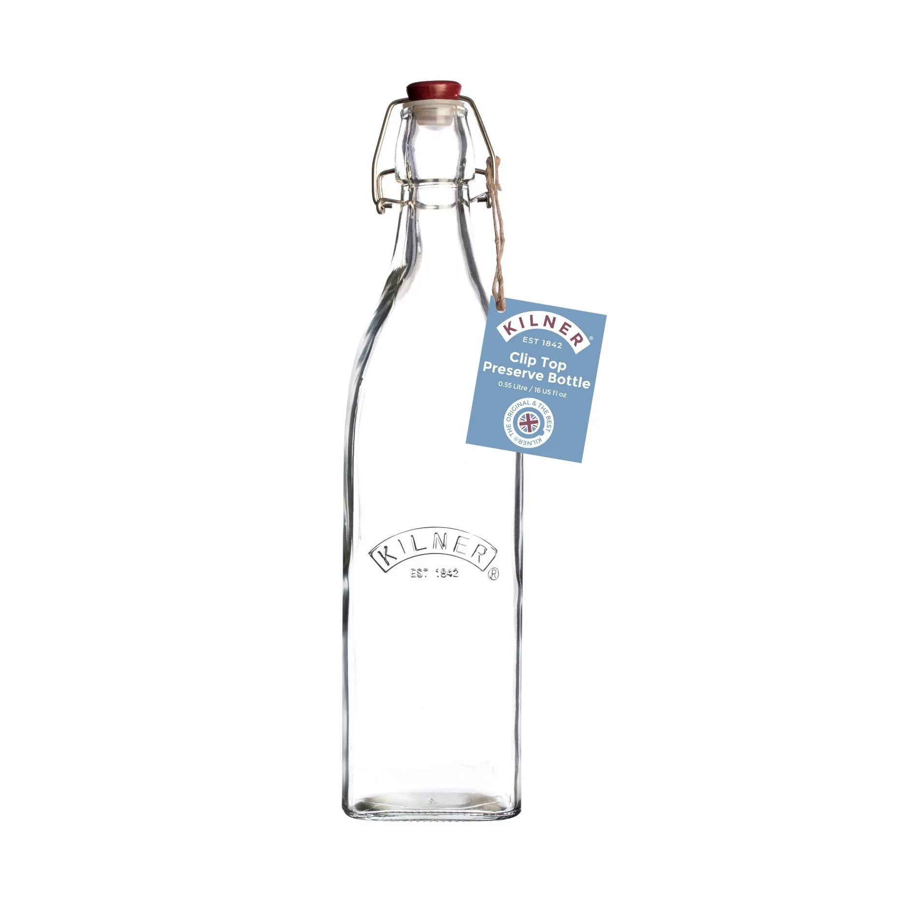 Bouteille avec bouchon mécanique Kilner, Transparent, 0,55 L Kilner