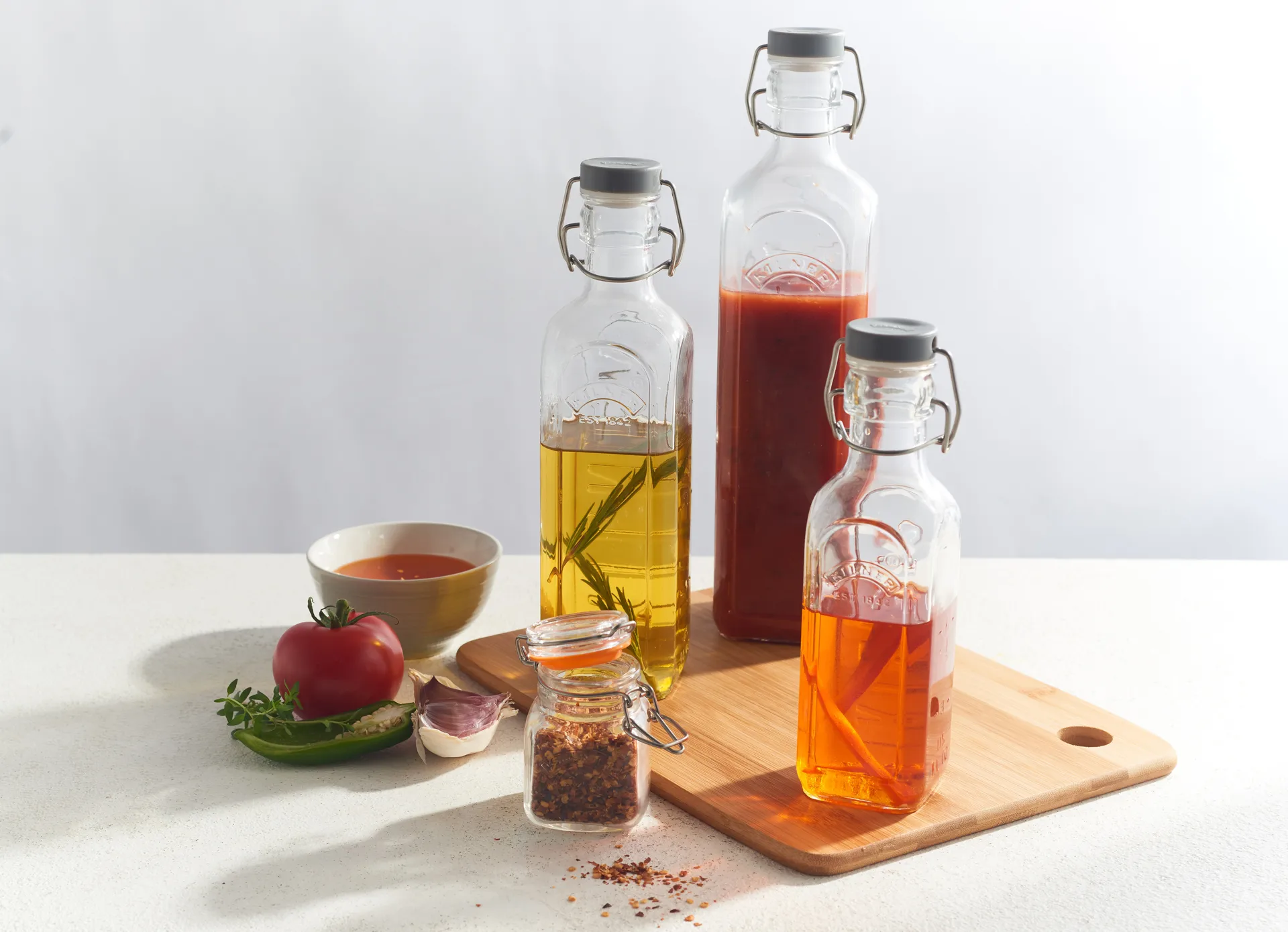 Bouteille avec bouchon mécanique Kilner, Transparent, 0,6 L Kilner