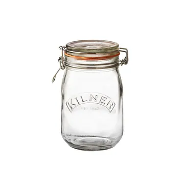 Bouteille avec bouchon mécanique Kilner - Transparent, 1 L - Kilner