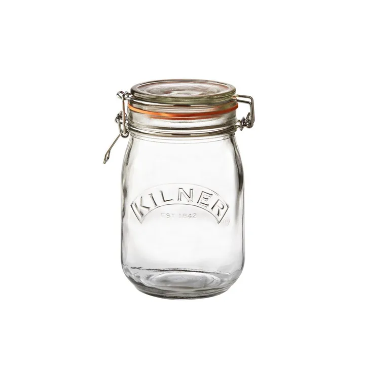 Bouteille avec bouchon mécanique Kilner - Transparent, 1 L - Kilner