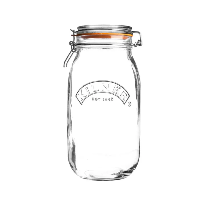 Bouteille avec bouchon mécanique Kilner - Transparent, 1 L - Kilner
