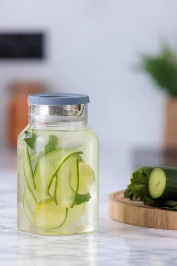 Carafe réfrigérante FRESH Kilner - Transparent-gris, 1,2 L - Kilner