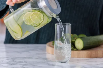 Carafe réfrigérante FRESH Kilner - Transparent-gris, 1,2 L - Kilner