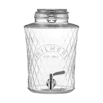 Distributeur de boissons DIAMANT avec robinet Kilner - Clair, 5 L - Kilner