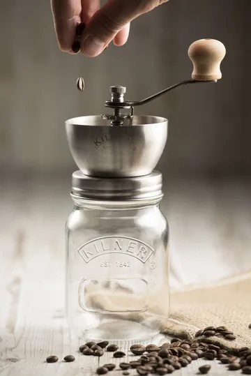 Moulin à café Kilner - Clair-acier inoxydable, 0,5 L - Kilner