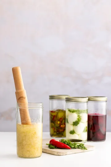 Pilon de fermentation Kilner - Bois clair - Kilner