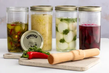 Pilon de fermentation Kilner - Bois clair - Kilner