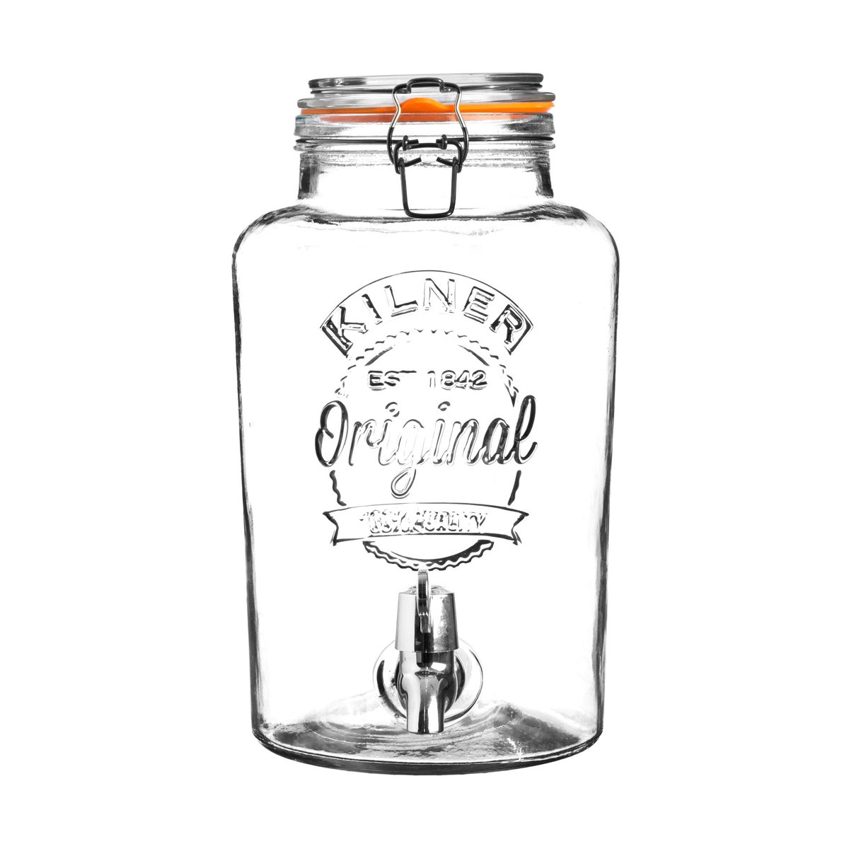 Kilner Récipient en verre avec robinet Kilner 5 l Transparent