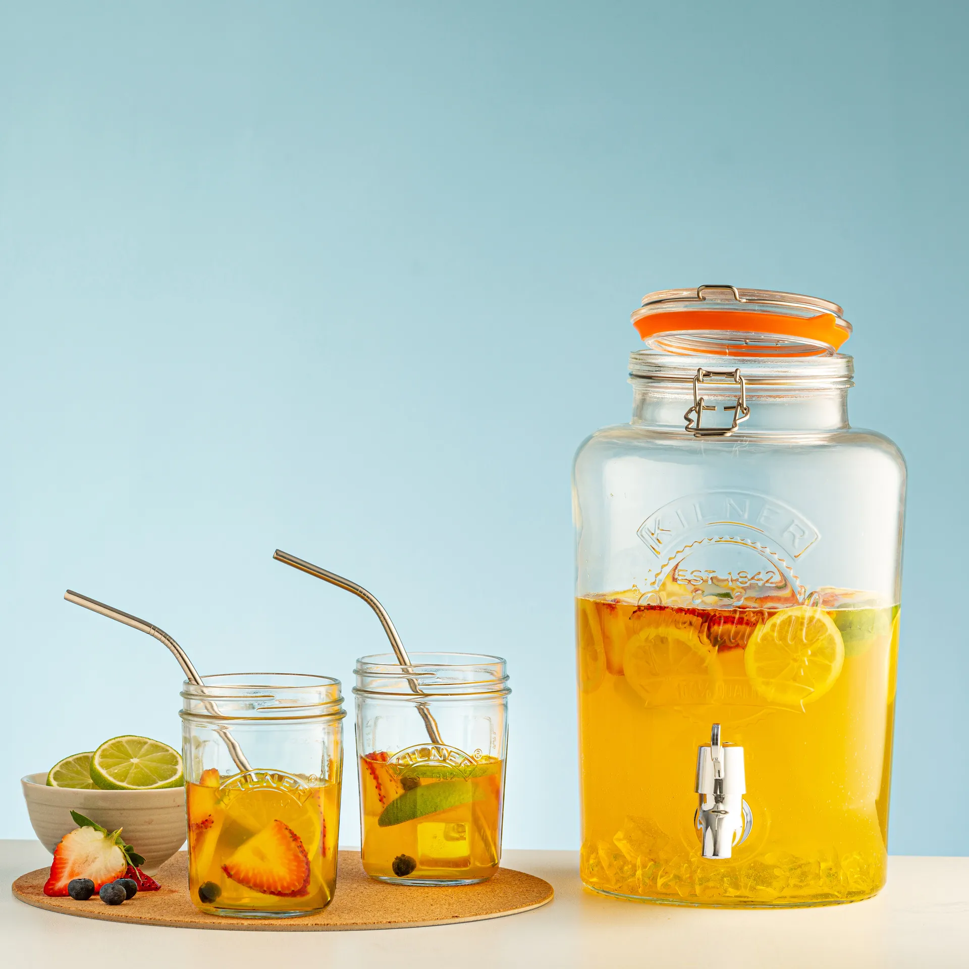 Récipient en verre avec robinet Kilner 5 l, Transparent Kilner