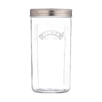 Set de fermentation Kilner - Transparent-acier inoxydable, 1 L - Kilner