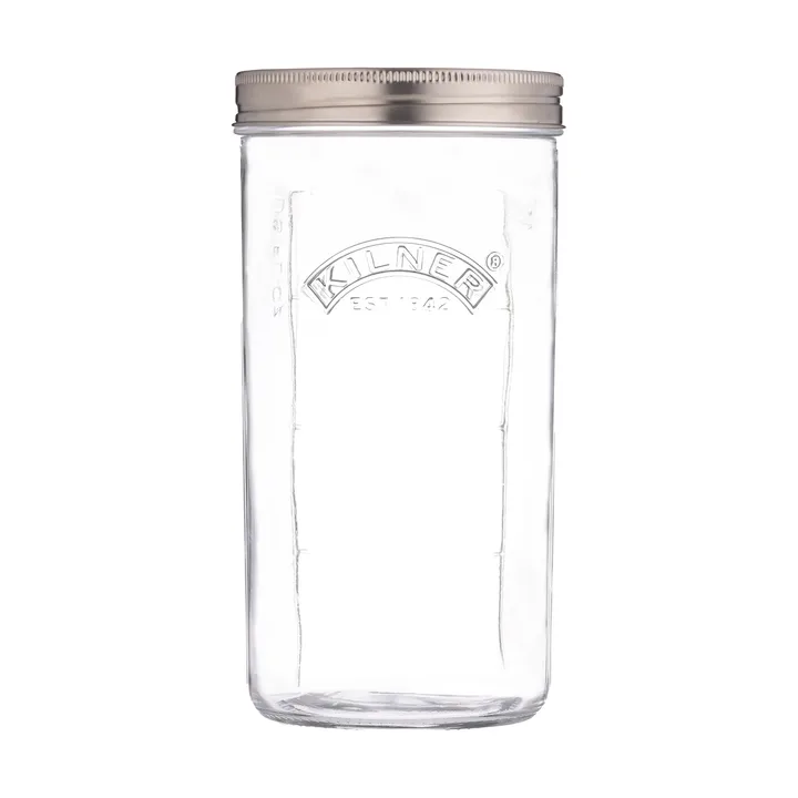 Set de fermentation Kilner - Transparent-acier inoxydable, 1 L - Kilner