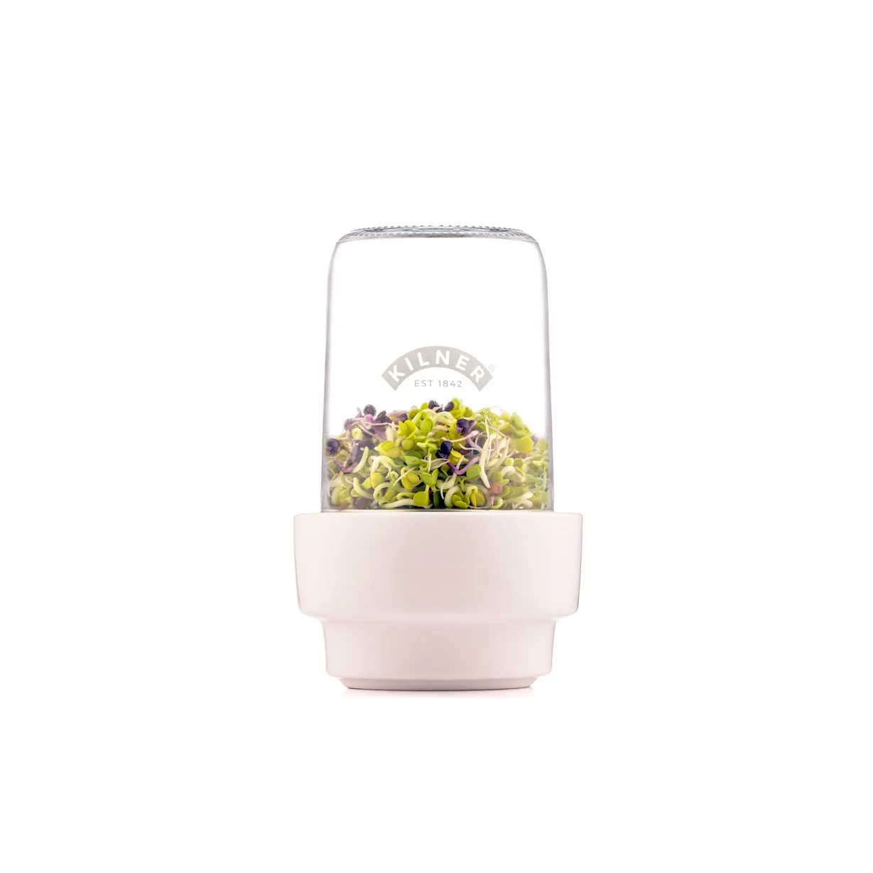 Set de germination Kilner, Transparent-blanc, 500 ml Kilner