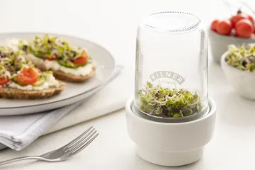 Set de germination Kilner - Transparent-blanc, 500 ml - Kilner