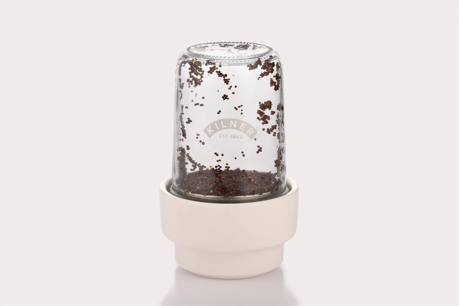 Set de germination Kilner, Transparent-blanc, 500 ml Kilner