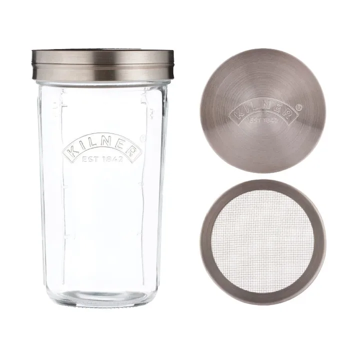 Set de tamis Kilner - Clair-acier inoxydable, 0,5 L - Kilner