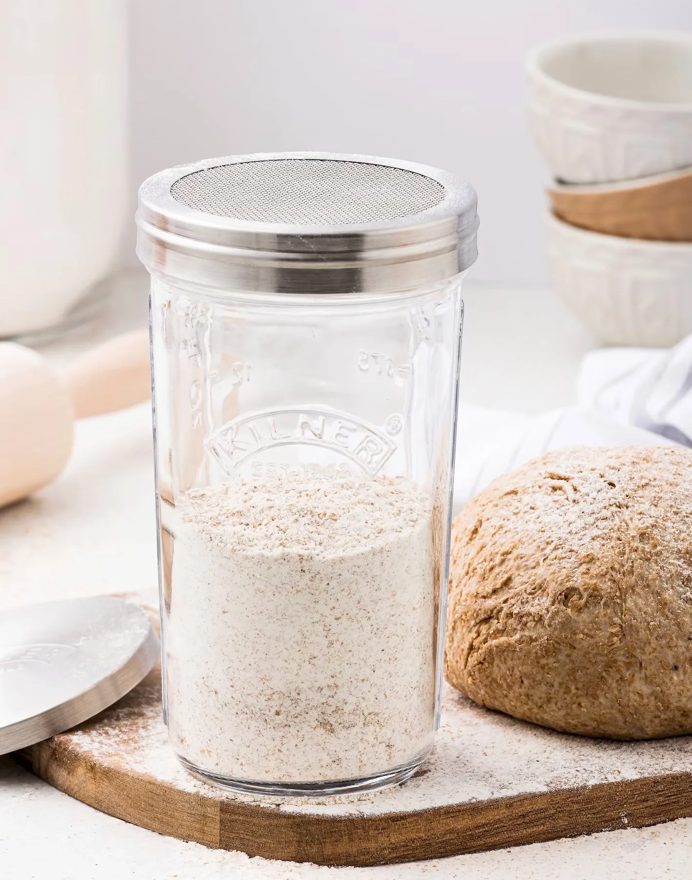 Set de tamis Kilner, Clair-acier inoxydable, 0,5 L Kilner
