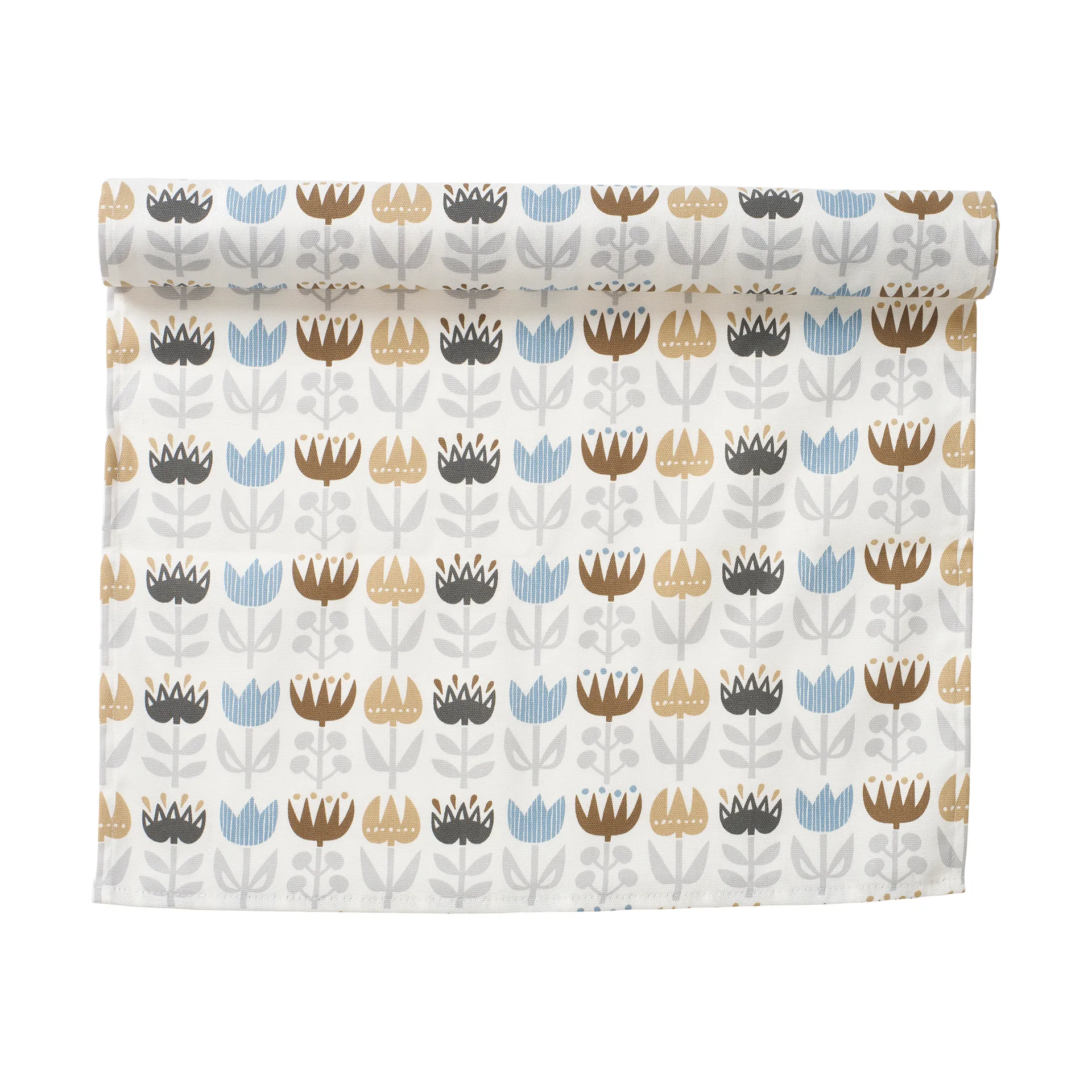 Chemin de table Tulip 45x150 cm, Grey Klippan Yllefabrik