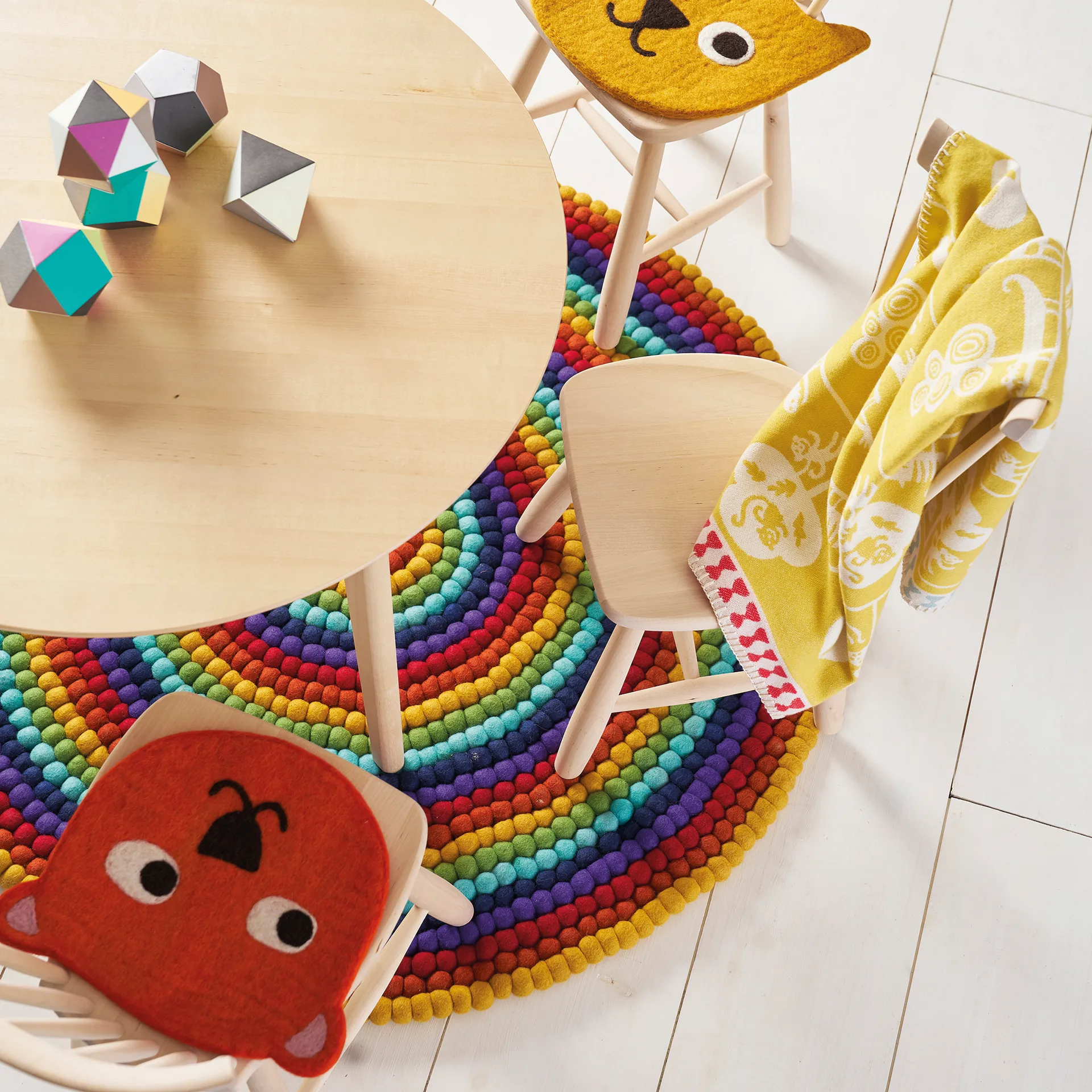 Coussin de chaise Little Bear, Orange Klippan Yllefabrik