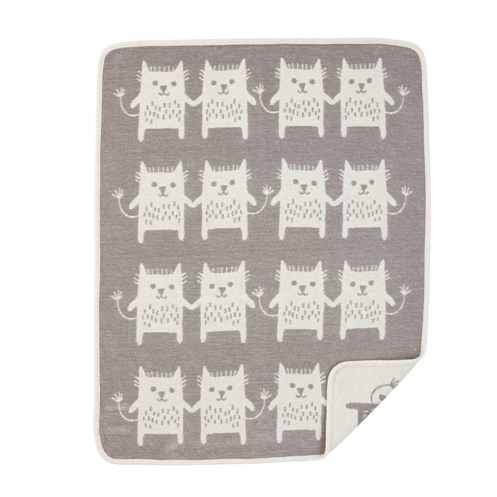 Couverture chenille Little me - gris - Klippan Yllefabrik