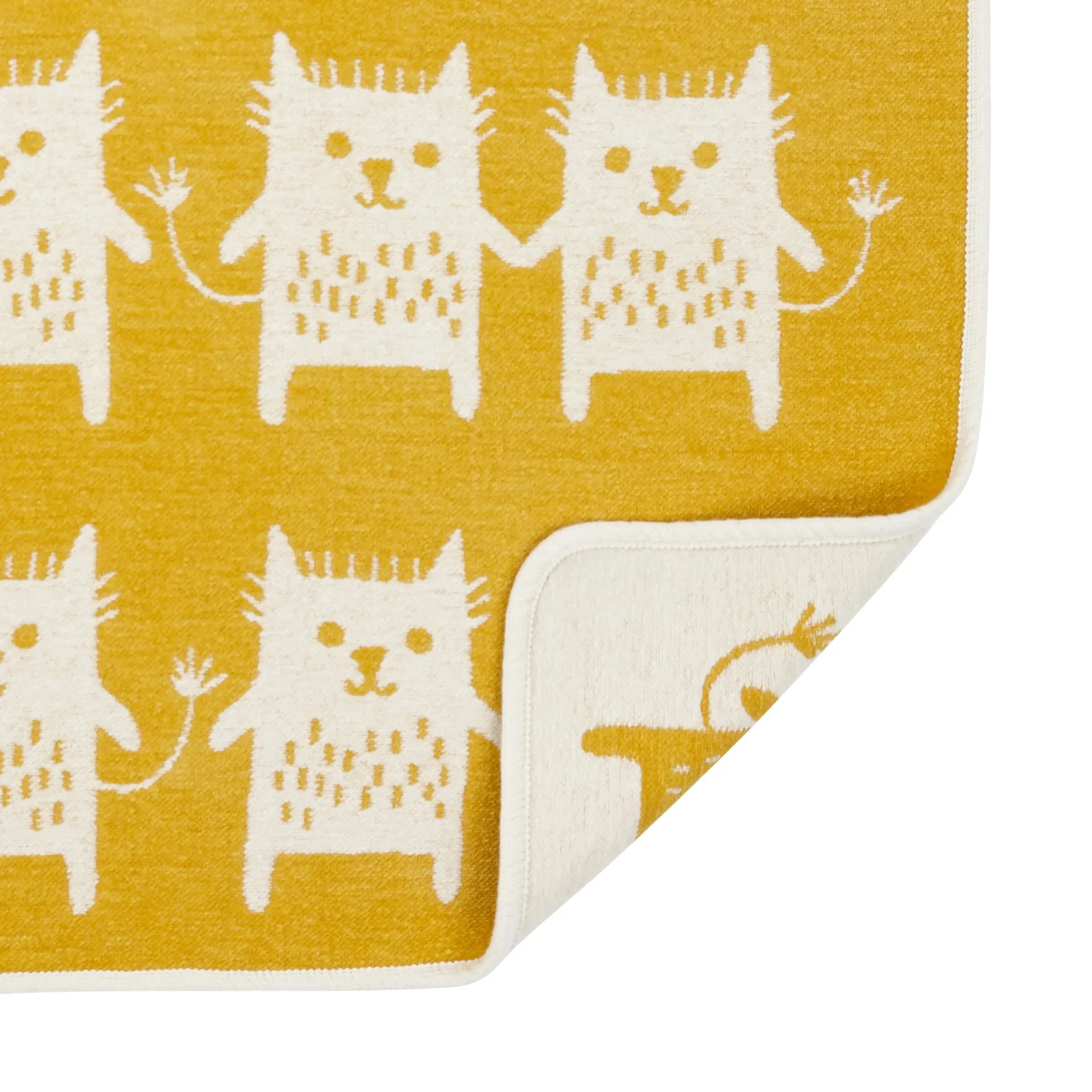 Couverture chenille Little me, jaune Klippan Yllefabrik