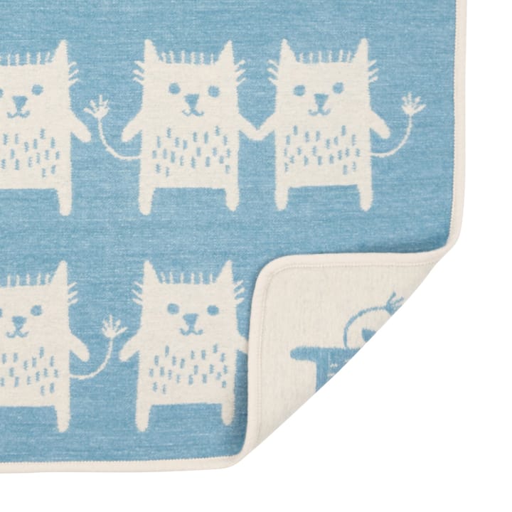 Couverture chenille Little me, turquoise Klippan Yllefabrik